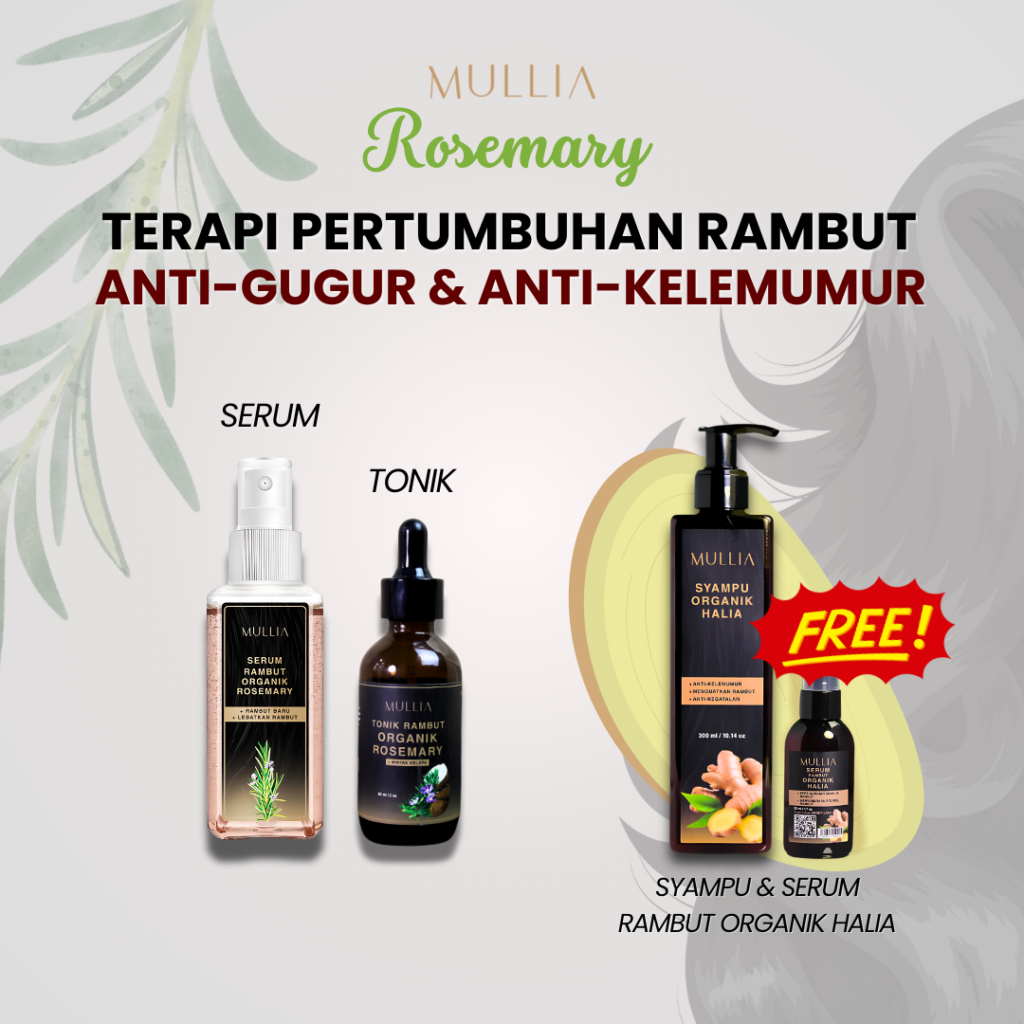 HAIR GROWTH THERAPY SET ROSEMARY HAIR CARE (FREE GINGER SET)